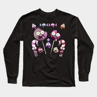 Zombie Colorful Hard Candy Long Sleeve T-Shirt